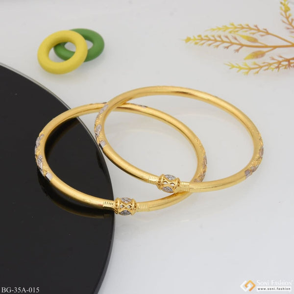 Buy Yellow Gold & Silver Bracelets & Bangles for Women by Malabar Gold &  Diamonds Online | Ajio.com