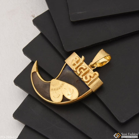 1 Gram Gold Plated Lion Nail With Diamond Sophisticated Design For Men -  Style B529, Locket, Pendant Frame, Movable Pendant, पेंडेंट - Soni Fashion,  Rajkot | ID: 2850418911473