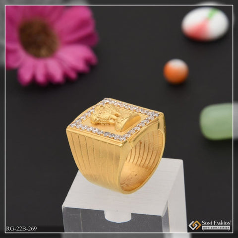 Buy Senco Gold & Diamonds The Minimal Craft Men's Gold Ring at Amazon.in