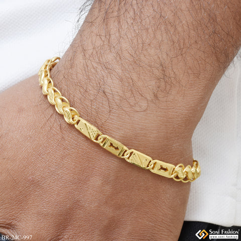 Bro Bracelet 2.47 grams - Personalised Kids Gold Jewellery - Doodles by  Purvi