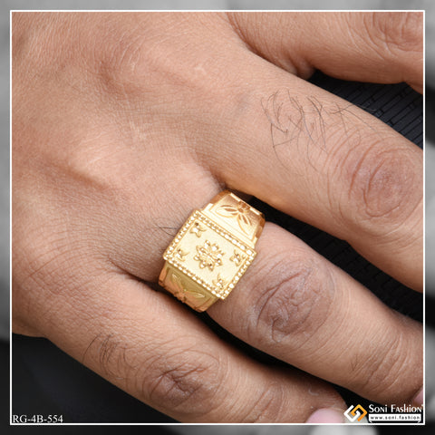 14K, 18K, 22K Real Solid Yellow Gold Ring, Hallmark Certified Handmade  White Cubic Zirconia Gemstone Unisex Ring - Etsy