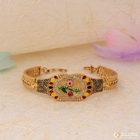 Retailer of New design ladies gold bracelet | Jewelxy - 234093