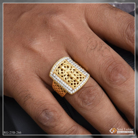 Buy quality Fancy Mens Ring in Rose Gold for Everyday Wear in Pune