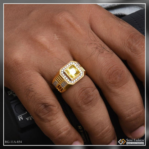 jatin Men's Artificial Designer Brass Ring Brass Gold Plated Ring Price in  India - Buy jatin Men's Artificial Designer Brass Ring Brass Gold Plated  Ring Online at Best Prices in India |