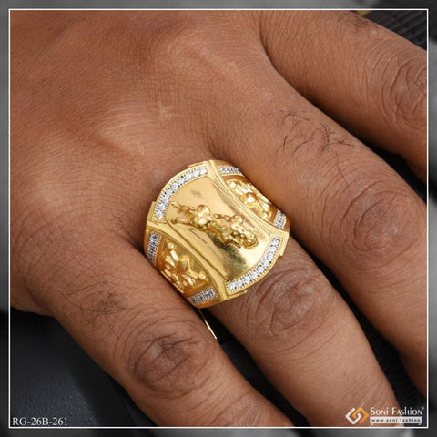 latest gold mens ring designs with weight and price || new gold ring  designs @gtjewellery - YouTube