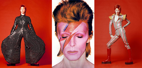 David Bowie Glitter Looks