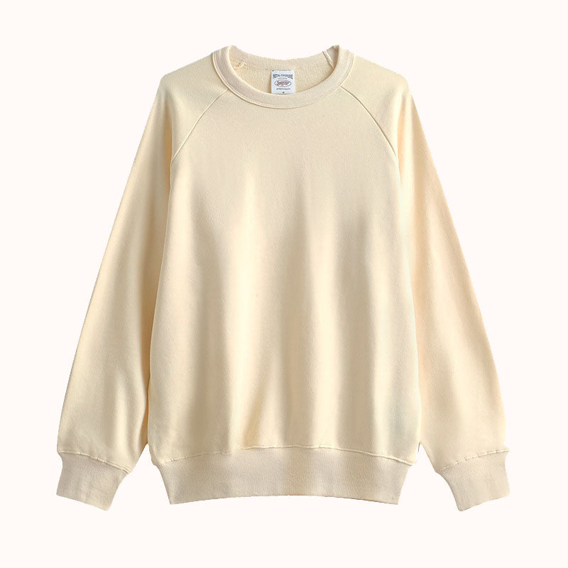 New 360g Heavy Knitted Cotton Loose Sweatshirt – Cotton Novas