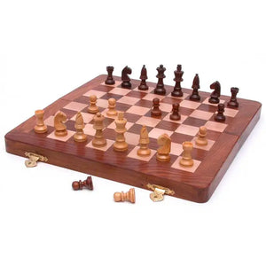 10" Folding Travel Chess Set - World Chess Hall of Fame