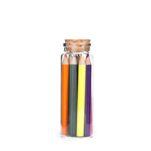 Colored Pencils in Glass Jar - World Chess Hall of Fame