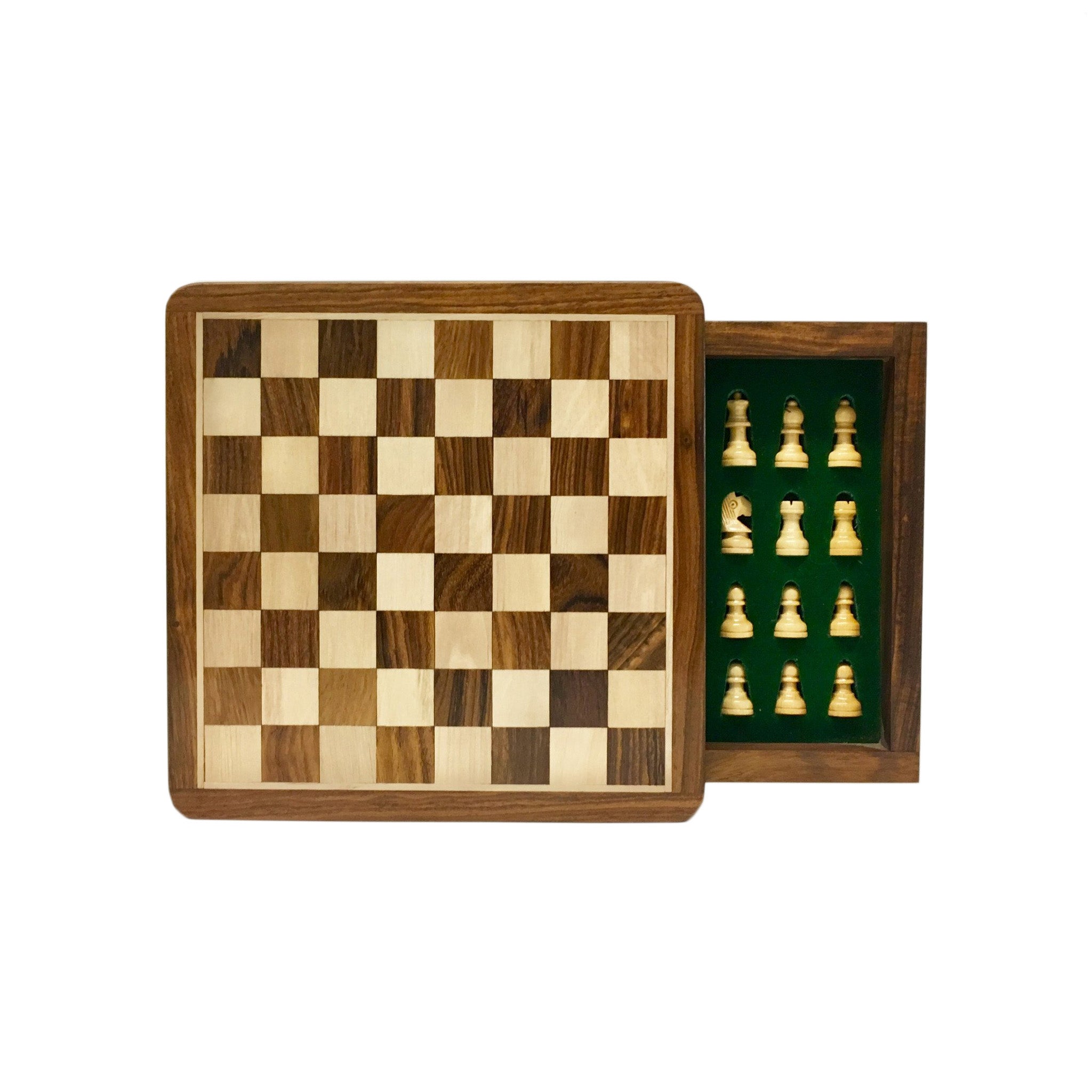 7.5" Square Magnetic Chess Board | Q Boutique – World Chess Hall of Fame