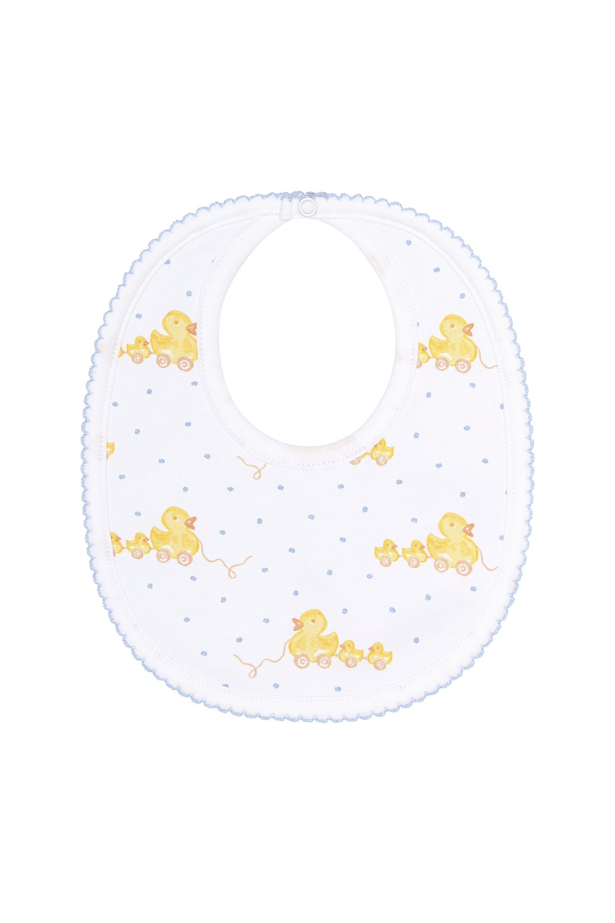 Ducks Print Bib - Blue