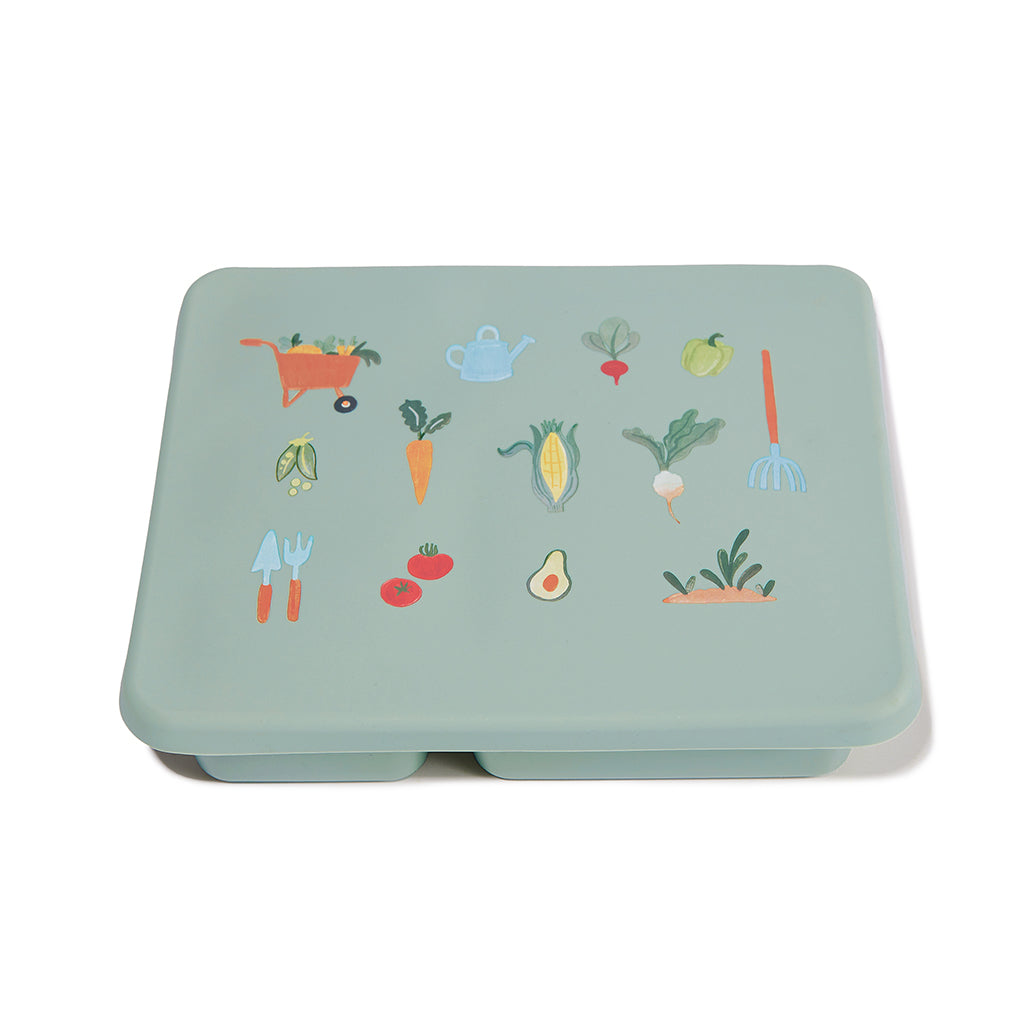 Austin Baby Collection Silicone Bento Box - Safari Warm Cream