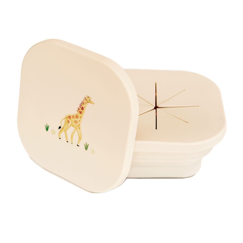 Austin Baby Collection Silicone Bento Box Woodland Oat