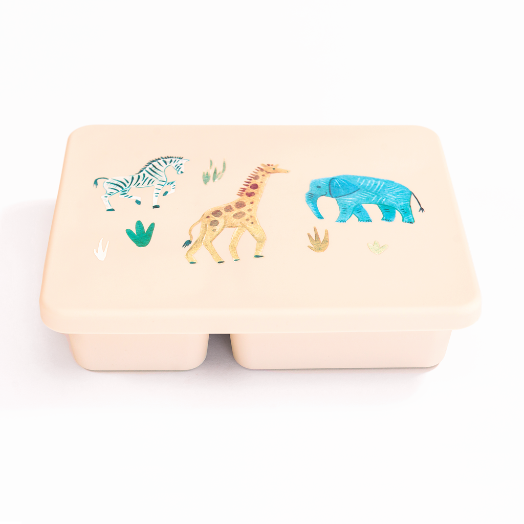 Silicone Bento Box- Wildflower, Chambray Blue– Kind Collective