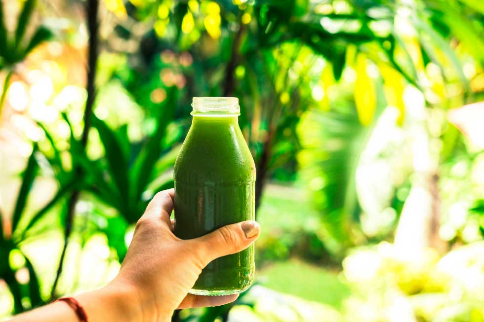 Delicioso jugo verde para hacer detox en una semana y lucir un abdomen plano y sexy - Liza Pons