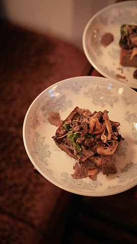 A brunch plate at the 20 Berkeley Wild Idol event