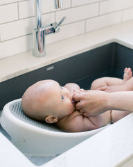 baby in bath