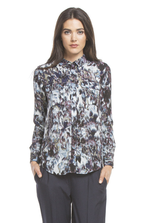 Classic Shirt | Blue Floral P – AND B