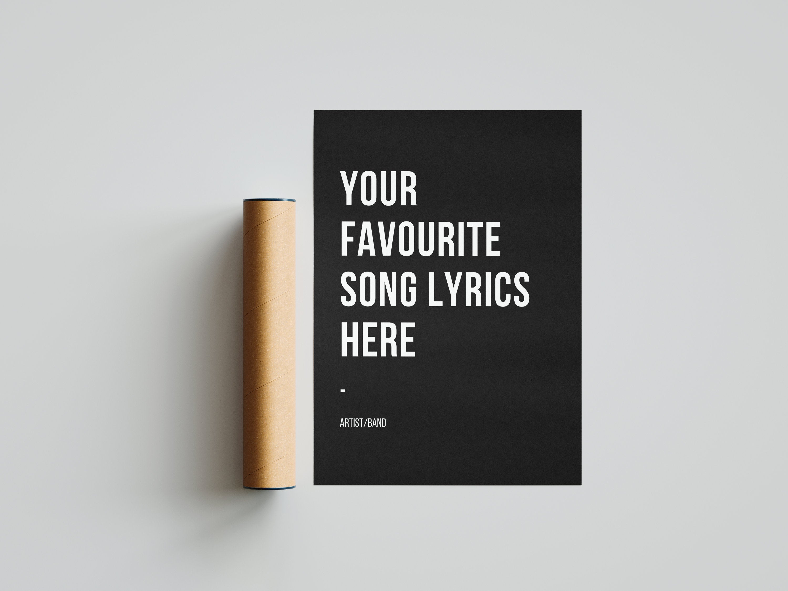 typography lyrics