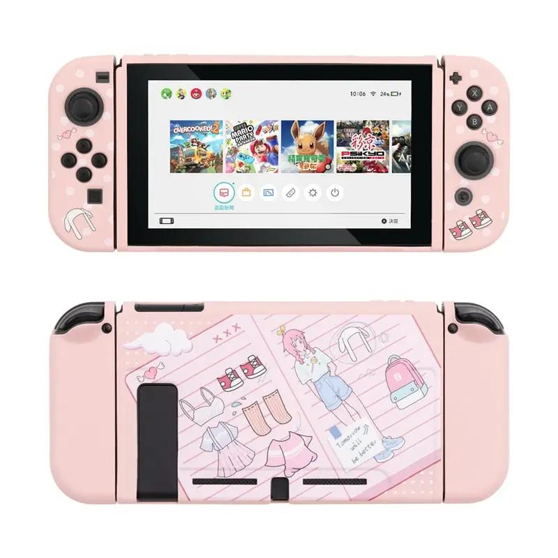 bomuld labyrint Snavset Pink Girl Outfit Case - Nintendo Switch | SwitchOutfits