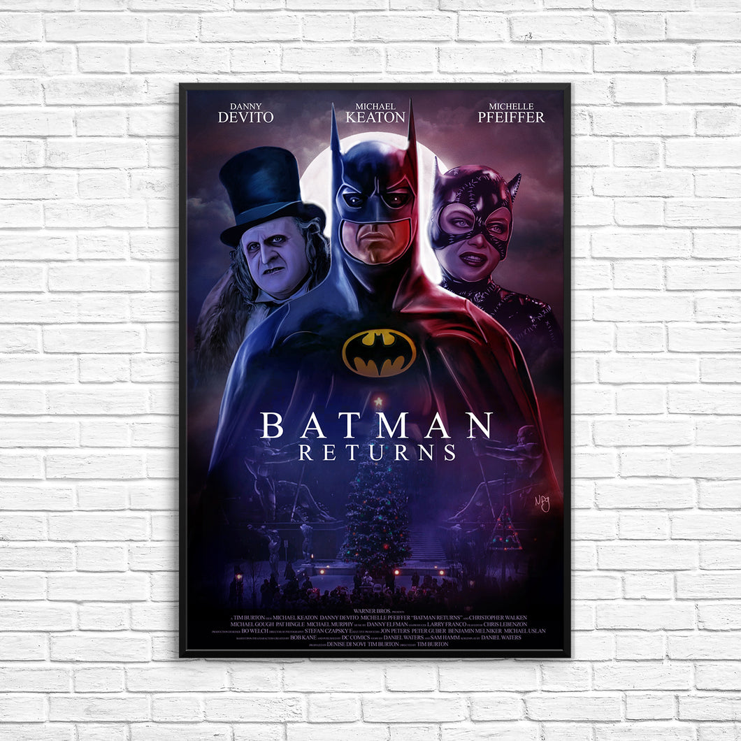 Batman Returns Alternate Movie Poster – Neil_Fraser_Graphics