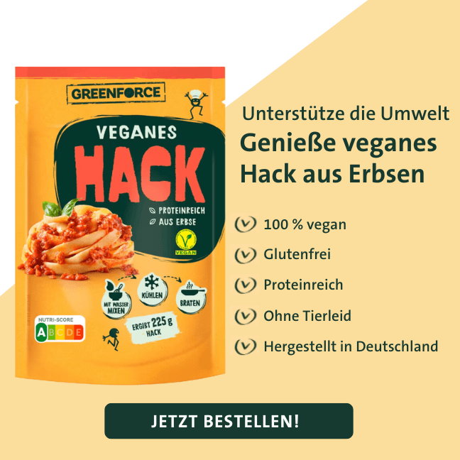 Veganes Hack von GREENFORCE