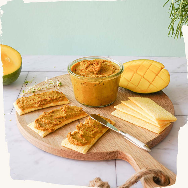 Vegan organic spread - curry mango