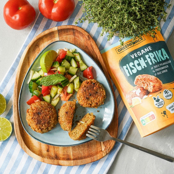 Fisch-Frika-Salat mit Packung