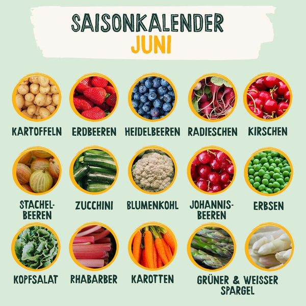 Seasonal products in June
