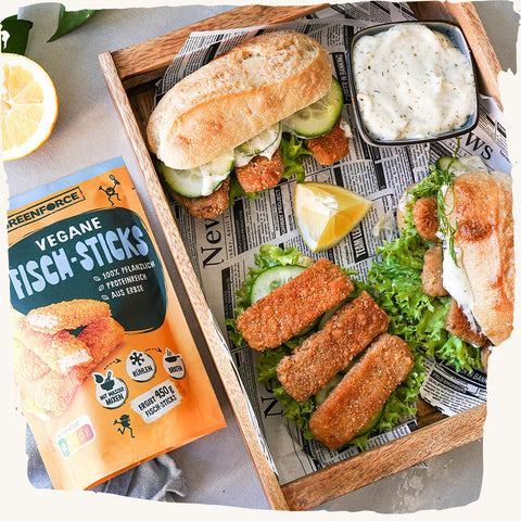 Vegan fish sticks for a more sustainable future
