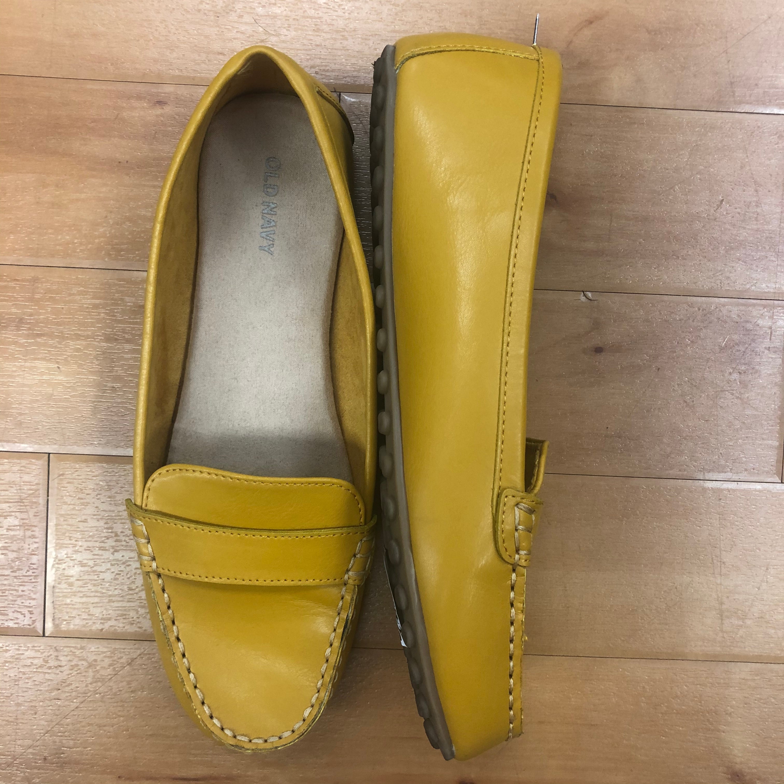 old navy mustard shoes