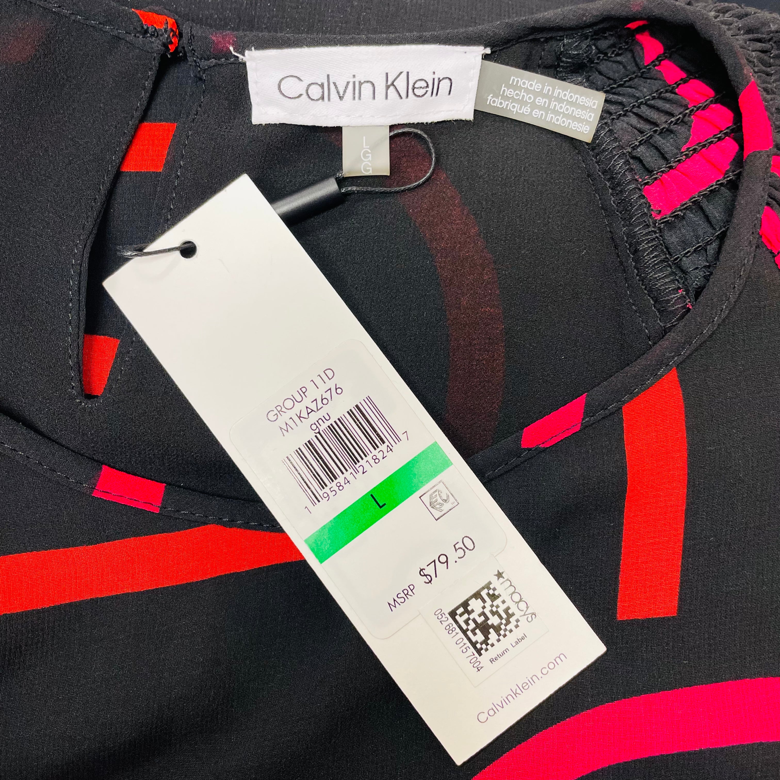 calvin klein return label