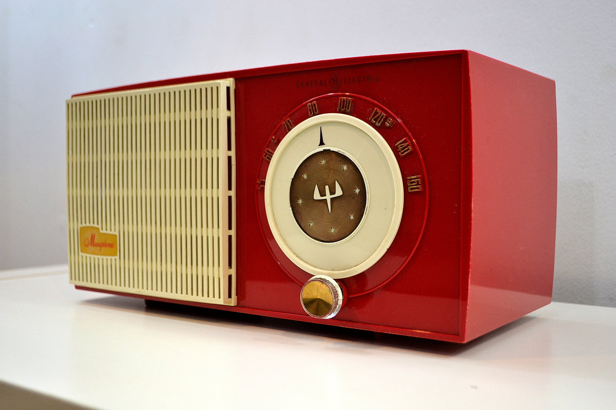 SOLD! - Jan. 8, 2020 - Rally Red and White 1955 General Electric Model ...