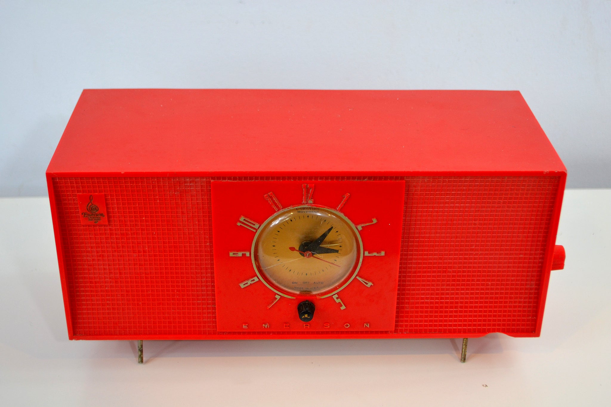 エマーソン ラジオ時計 1956 Emerson 824 Clock Radio 定価販売