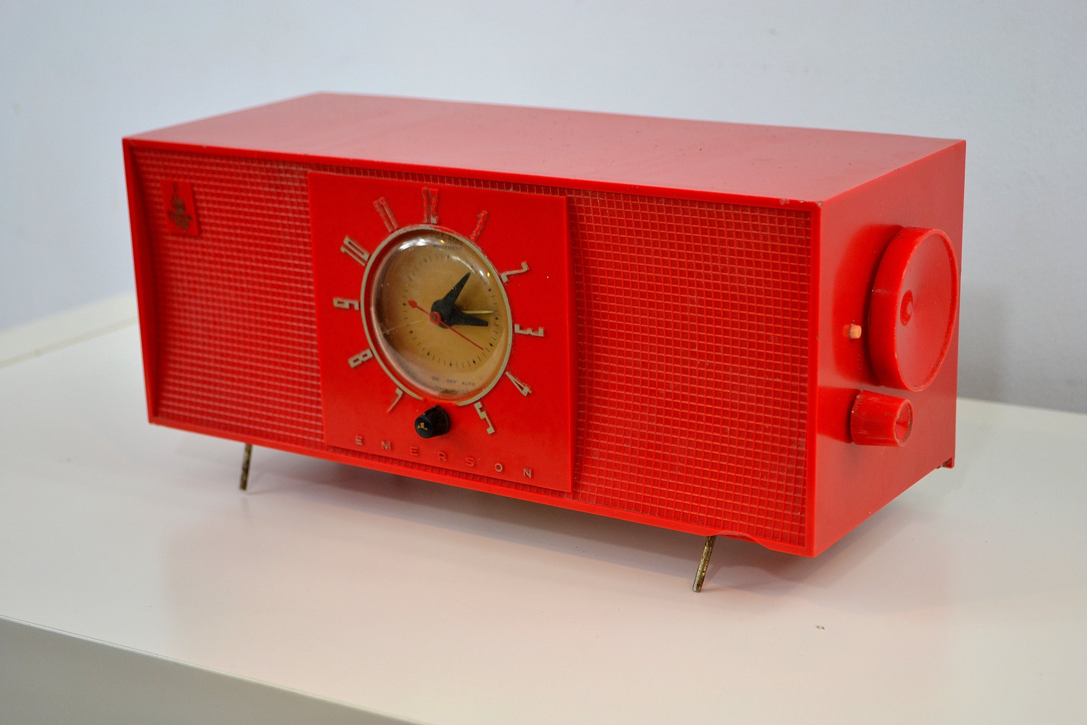 エマーソン ラジオ時計 1956 Emerson 824 Clock Radio-