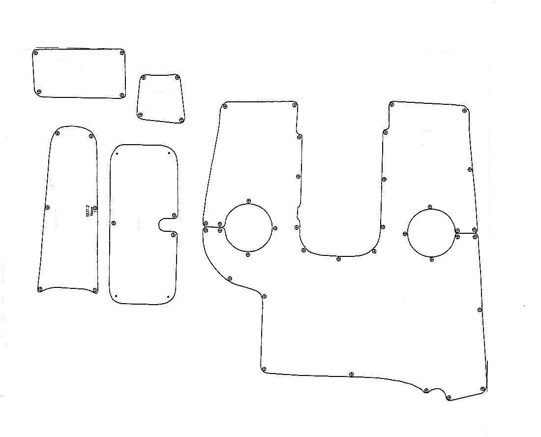 2007-2009 Caravelle 217 LS Snap in Boat Carpet