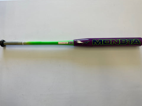 Purple and green version of the 2015 Monsta slowpitch softball bat