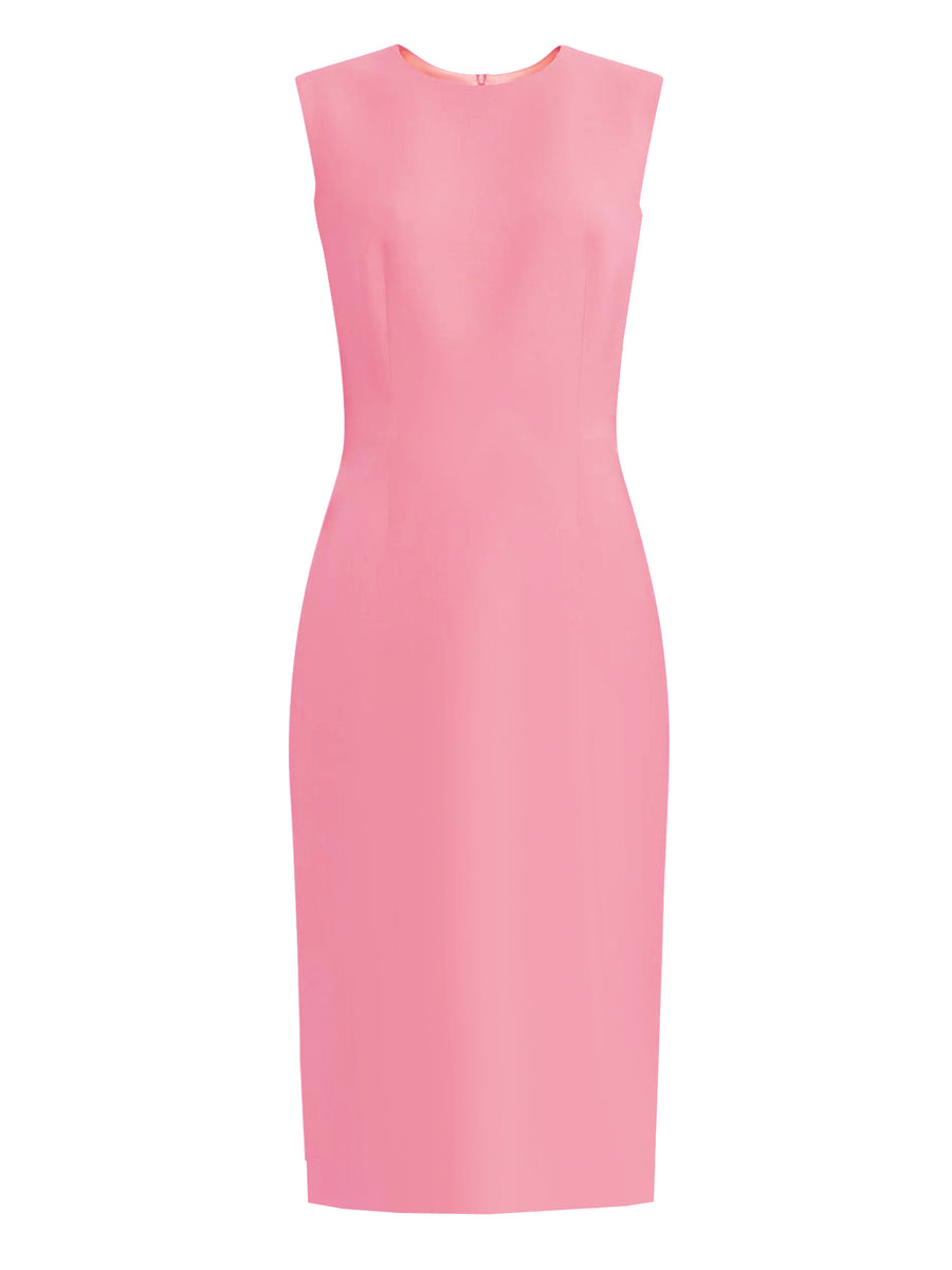 Krew True Pink Round Neck Sheath Dress – FashionRooftop