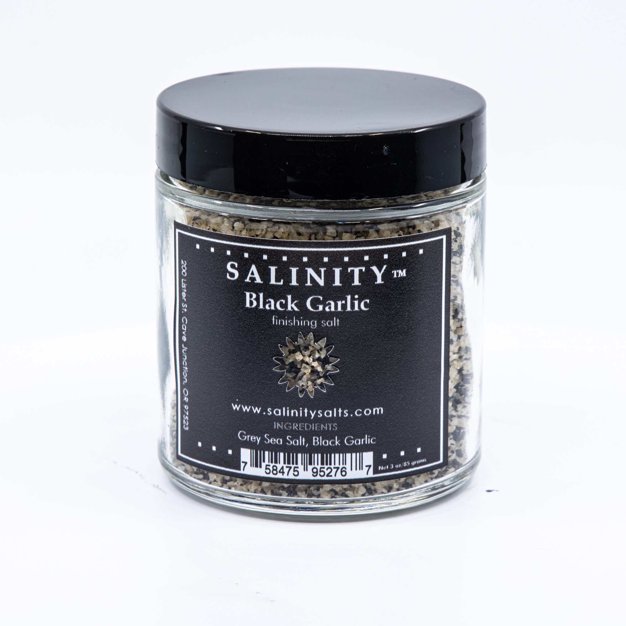 Black Garlic Finishing Salt Salinity™ Salts