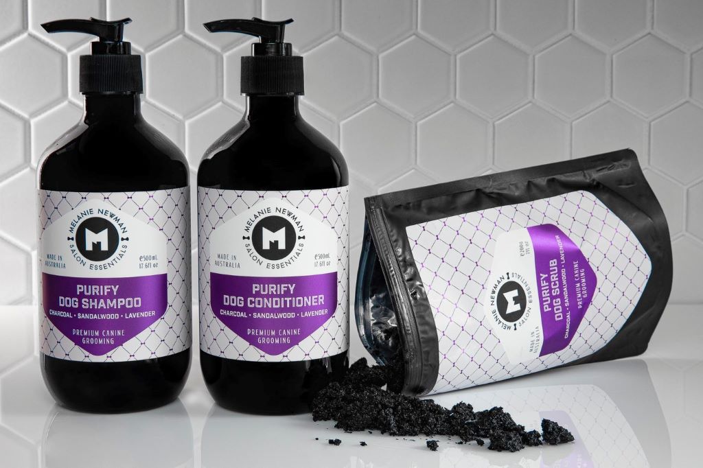 Melanie Newman Salon Essentials dog grooming products - The Purify collection