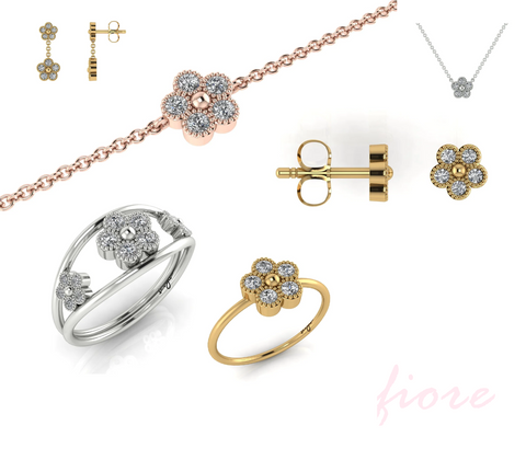 Flower-inspired jewelry collection - FIORE
