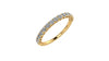 Double Gallery Semi-Pave Lab-Grown Diamond Ring