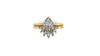 Tiara Natural Diamond Crown Ring