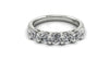 Natural 5 Stone Diamond Ring 0.75 Ct