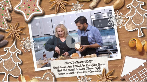 Clip image of the Marc & Mandy episode where Glenda Hart, owner of The Canadian Birch Company is cooking live on the show!