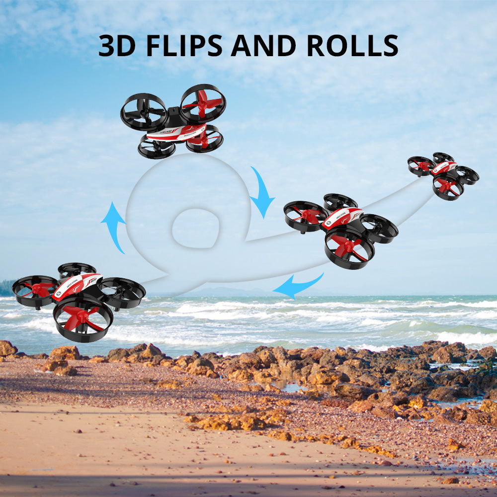 Holy Stone Mini Drone For Kids One Key Land 3D Flip Auto Hovering RC Helicopter Mini