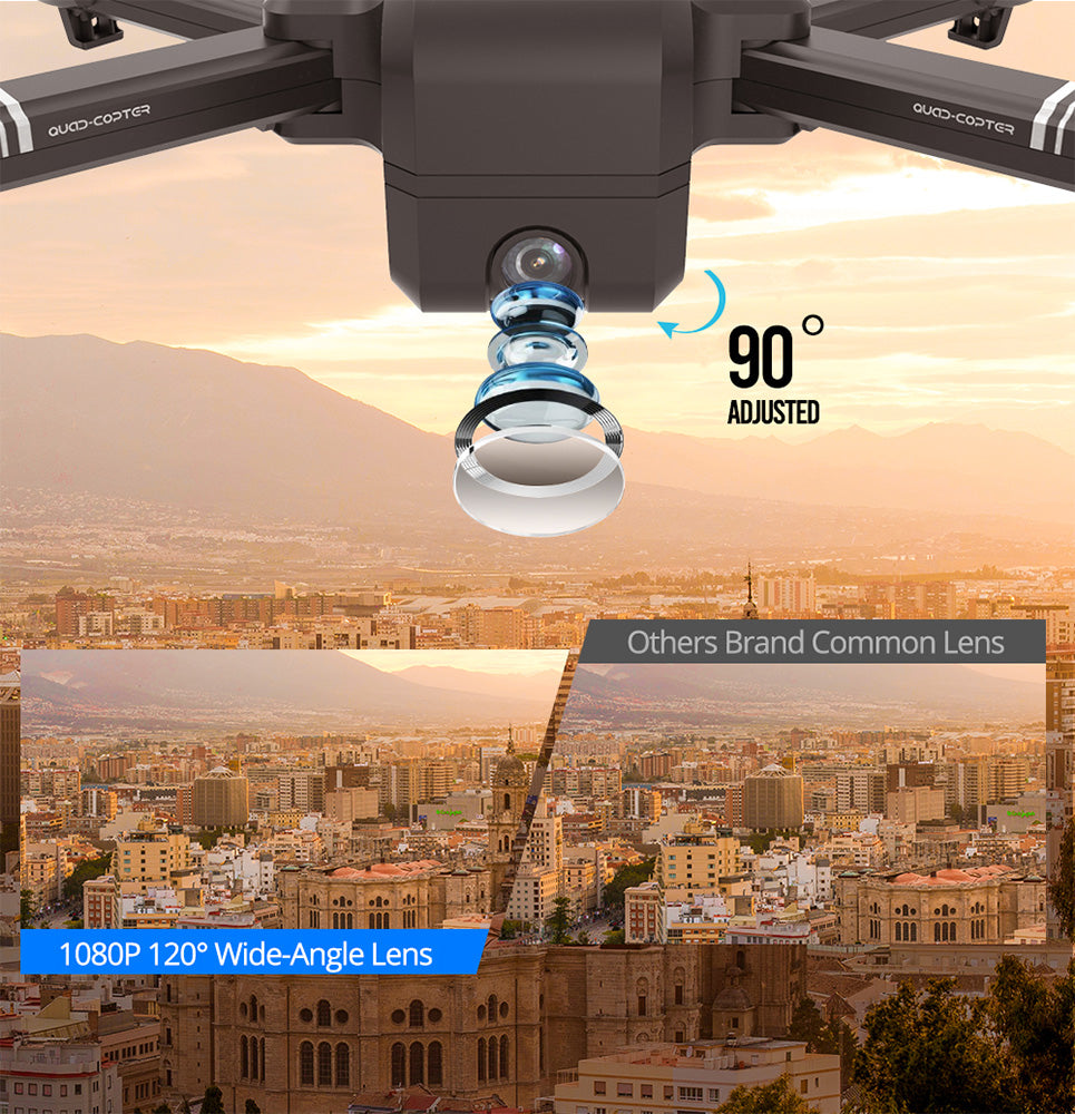 DEERC DE25 GPS Drone With 1080p HD Camera 120 FPV Wifi Live Video Professional Drone GPS