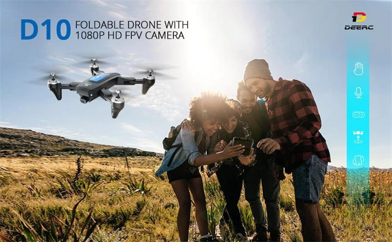 DEERC D10 1080P HD FPV Beginners Drone Camera – FLYDRONE