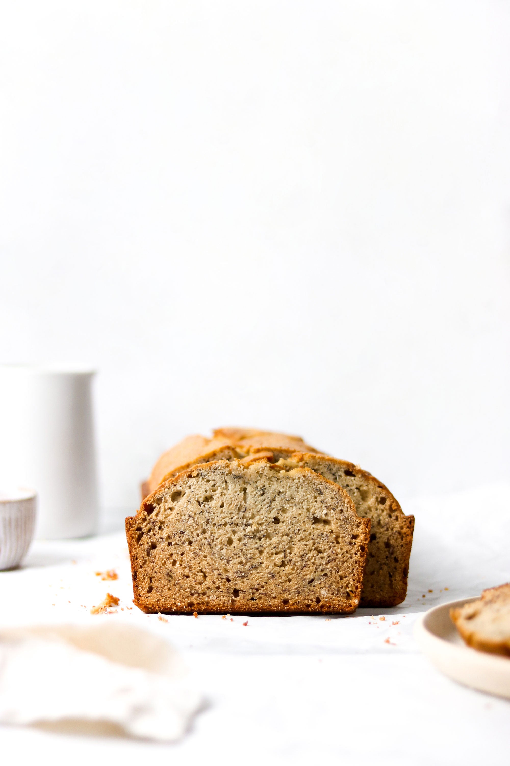 Image of sliced loaf of Miss Jones Baking Co SmartSugar Original Banana Bread