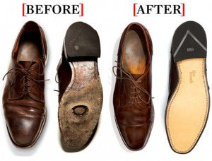 replacing shoe soles